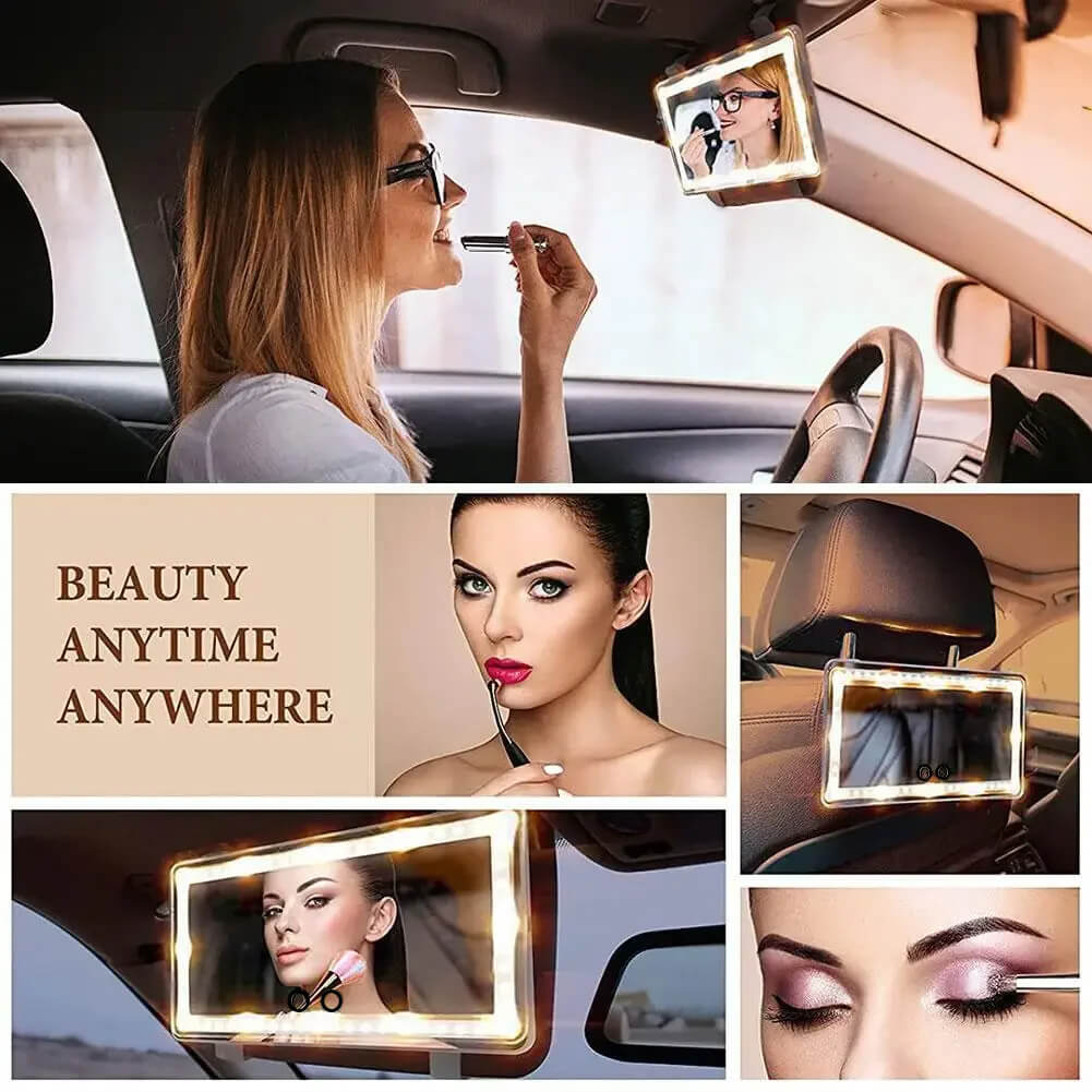 TILLFÄLLIGT 50% RABATT | LumiVanity™ | Få felfri make-up i din bil!