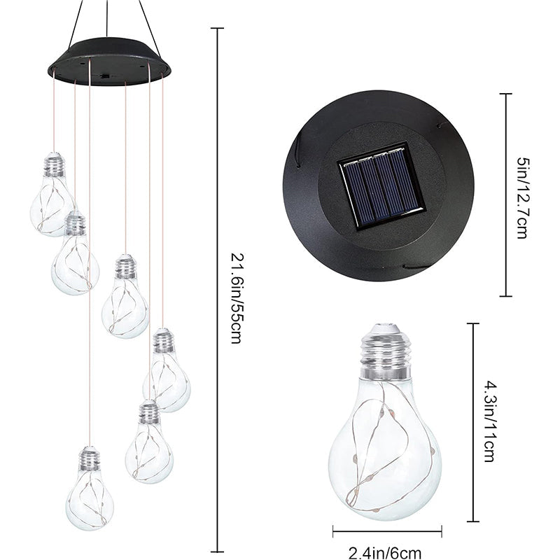 TILLFÄLLIGT 50% RABATT | LumiChime™ | Solcellsdriven magi som lyser upp på natten!