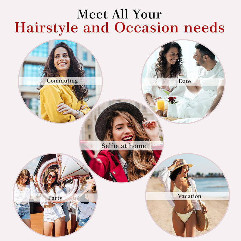 TILLFÄLLIGT 50% RABATT | GlamCurl™ | Underbara lockar som håller sig mjuka hela dagen!