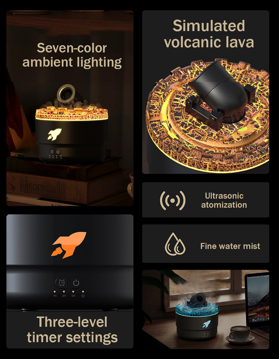 AromaBlast™ | Cannon Lava Luftfuktare Aromadiffusor