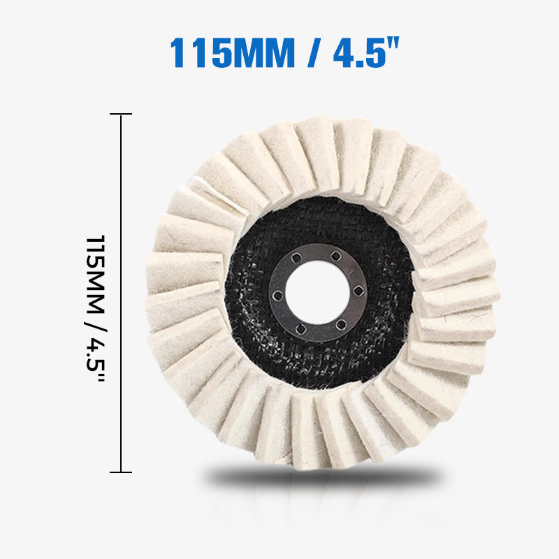 1 + 2 GRATIS IDAG | SmoothBuff™ | Polerskiva med flik av ullfilt