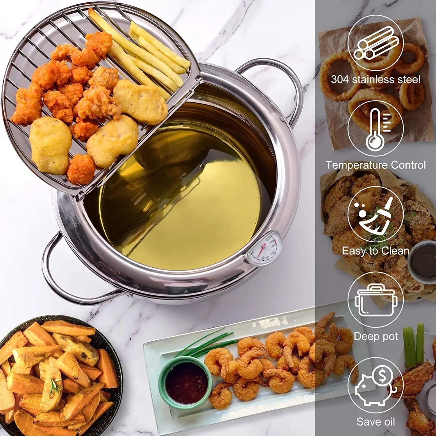 SizzlePot™ | Få perfekt stekt mat varje gång!