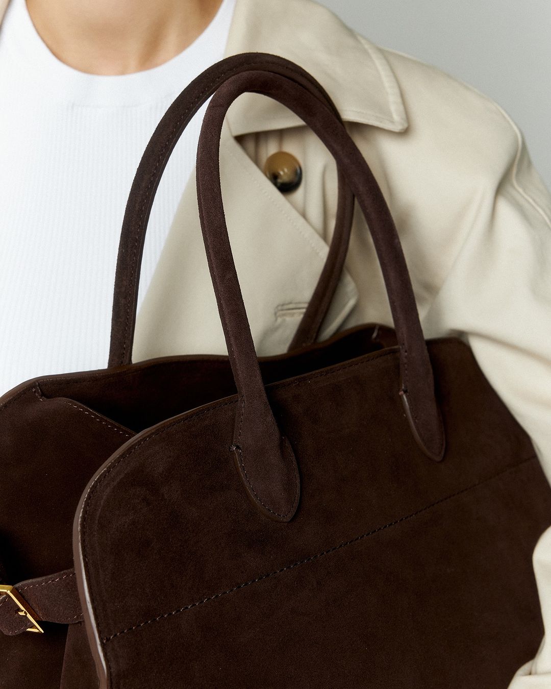 TILLFÄLLIGT 50% RABATT | Velora™ | Toteväska i mocka med stor kapacitet