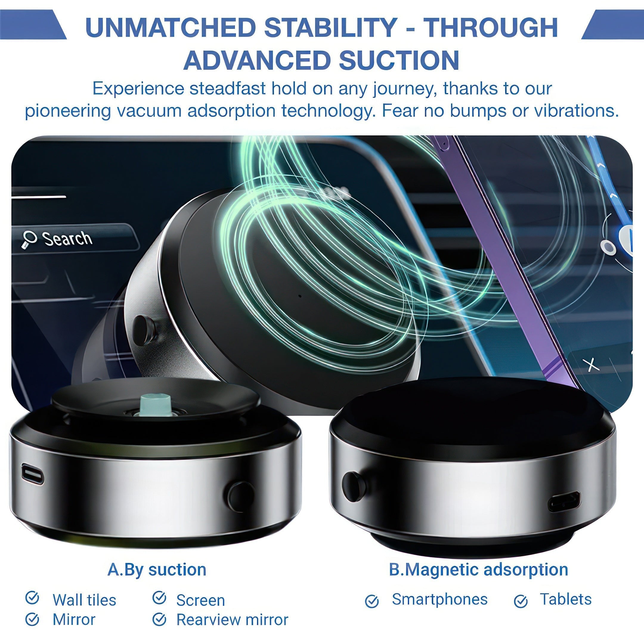 TILLFÄLLIGT 50% RABATT | FlexiMount™ | Säkra din telefon var som helst - handsfree och utan ansträngning!