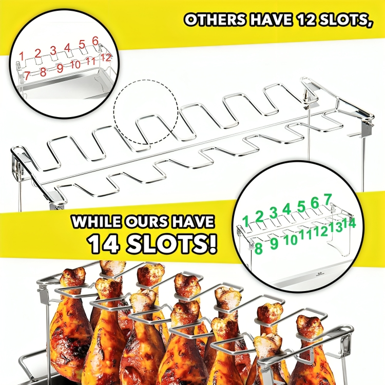 TILLFÄLLIGT 50% RABATT | RackRoast™ | Inga mer brända bottnar eller underkokta sidorätter!