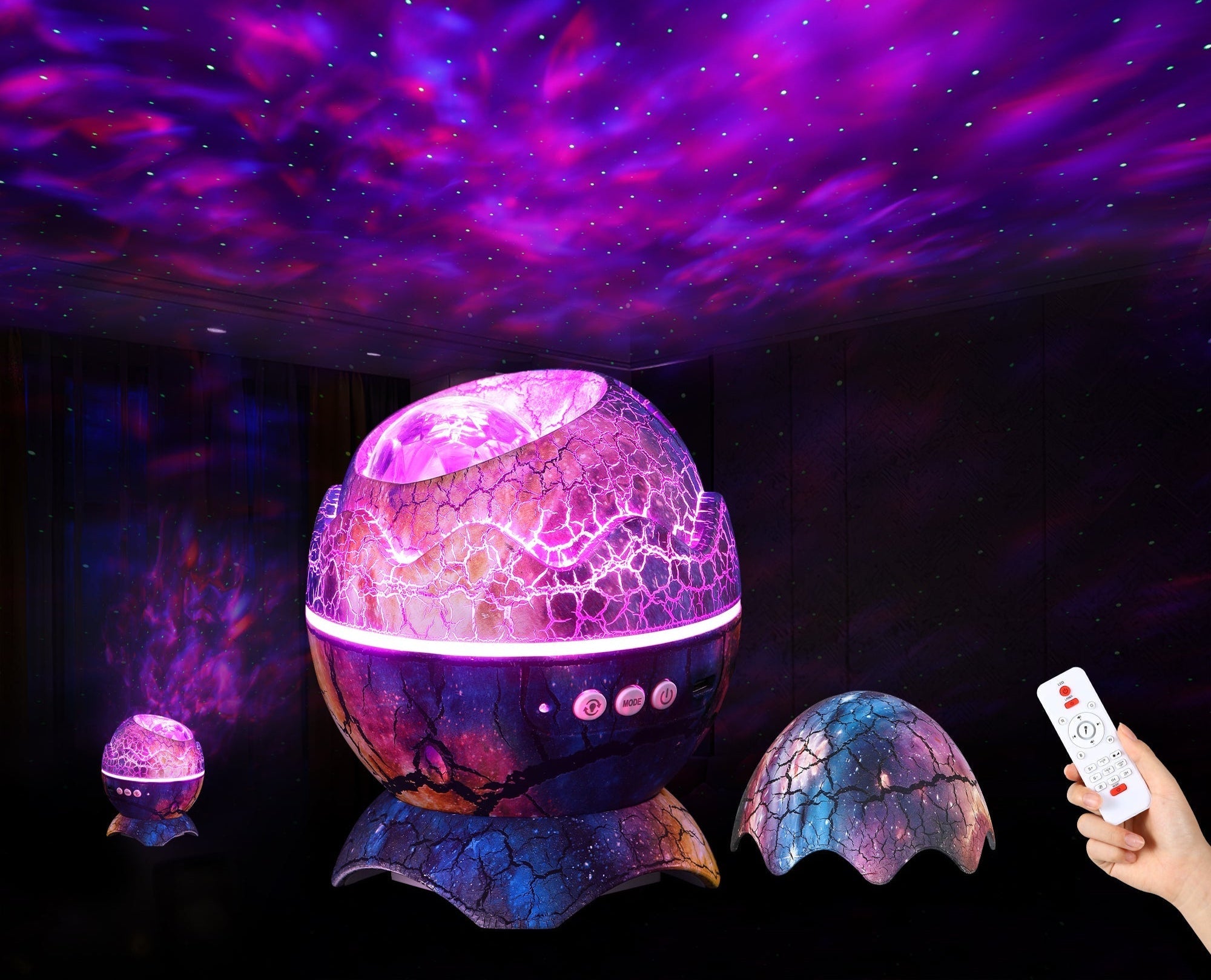 TILLFÄLLIGT 50% RABATT | AstroEgg™ Projector | Upplev sömn utan ansträngning med en lugnande stjärnhimmel
