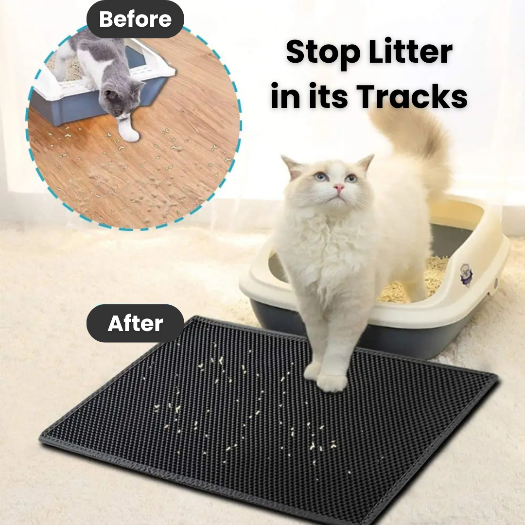 TILLFÄLLIGT 50% RABATT | LitterCatcher™ | Kattsandsmatta
