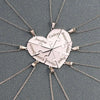 LoveFragment™ | Personligt hjärtpusselhalsband