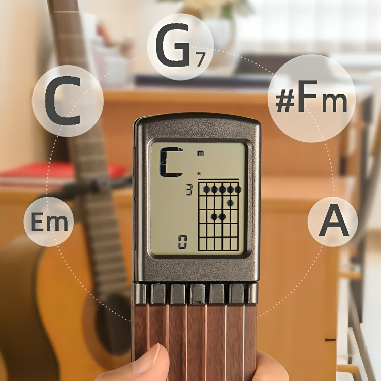 StrumPro™ | Bärbar gitarrackordstränare