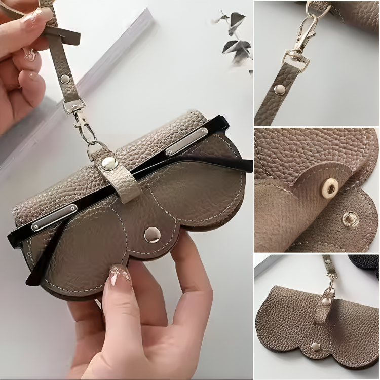 1 + 1 GRATIS IDAG | OptiPouch™ | Platsbesparande, snyggt fodral för dina solglasögon!