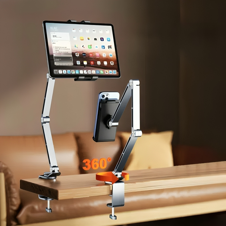 TILLFÄLLIGT 50% RABATT | EliteStand™ | Mångsidig aluminiumhållare för surfplatta och mobiltelefon