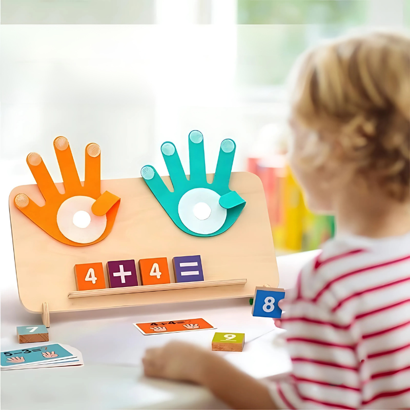 TILLFÄLLIGT 50% RABATT | MathPals™ | Montessori fingerräkningsbräda