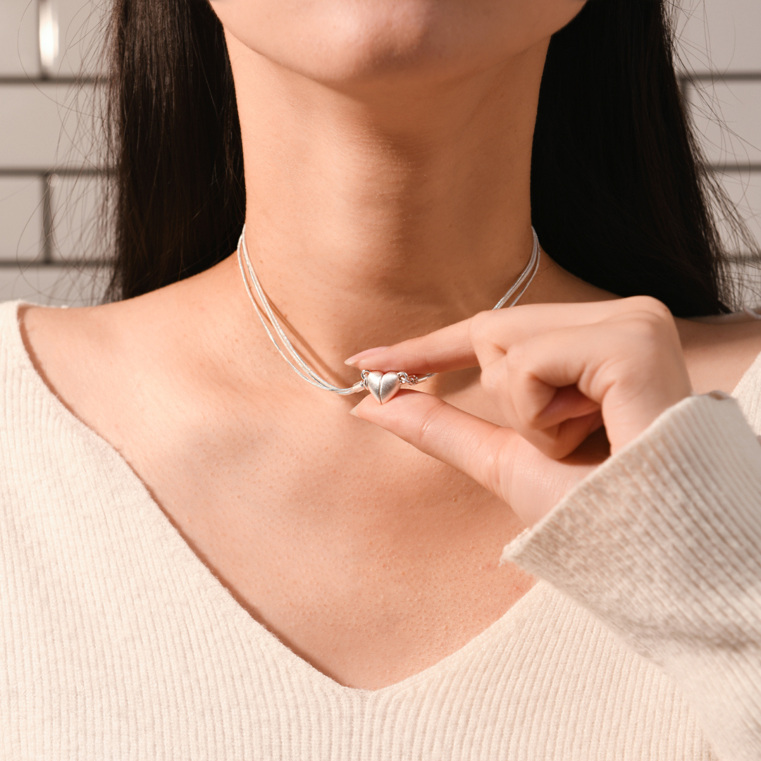 TILLFÄLLIGT 50% RABATT | HeartLink™ | Magnetiskt hjärthalsband