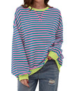 Zinnia™ | Oversize randig tröja