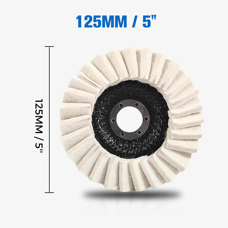 1 + 2 GRATIS IDAG | SmoothBuff™ | Polerskiva med flik av ullfilt