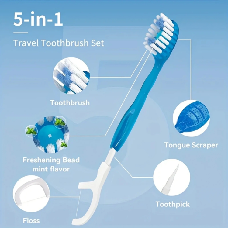 TILLFÄLLIGT 50% RABATT | OralGo™ | Det perfekta munhygienpaketet för hektiska dagar och resor!