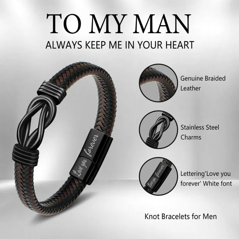 EternalKnot™ | Flätat infinity-armband