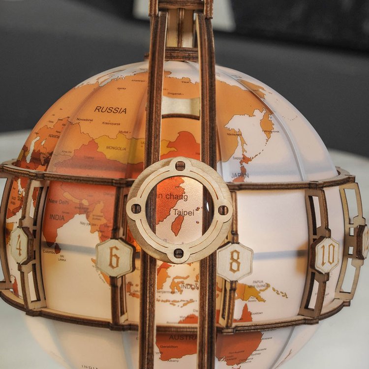 TILLFÄLLIGT 50% RABATT | IllumiGlobe™ | Glödande 3D-glob pussel lampa