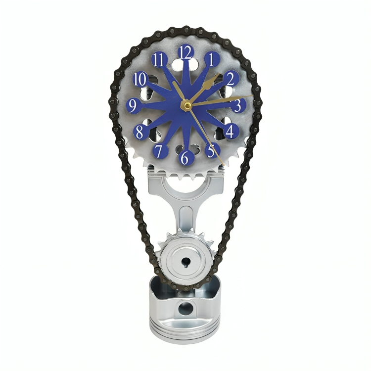 TimeForge™ | Roterande metallkugghjulsklocka