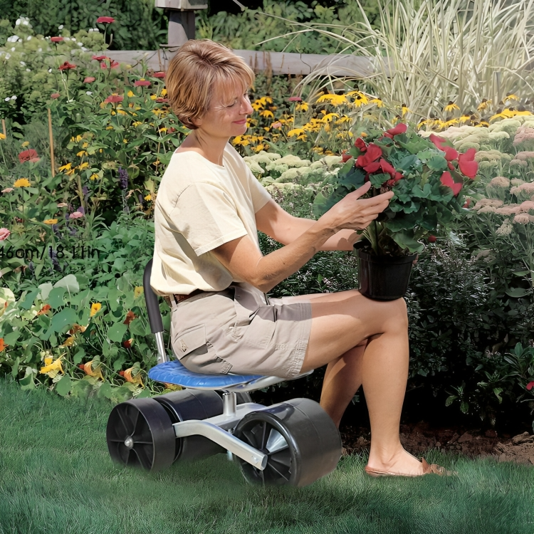 TILLFÄLLIGT 50% RABATT | SpinnySeat™ | 360° ergonomisk trädgårdspall